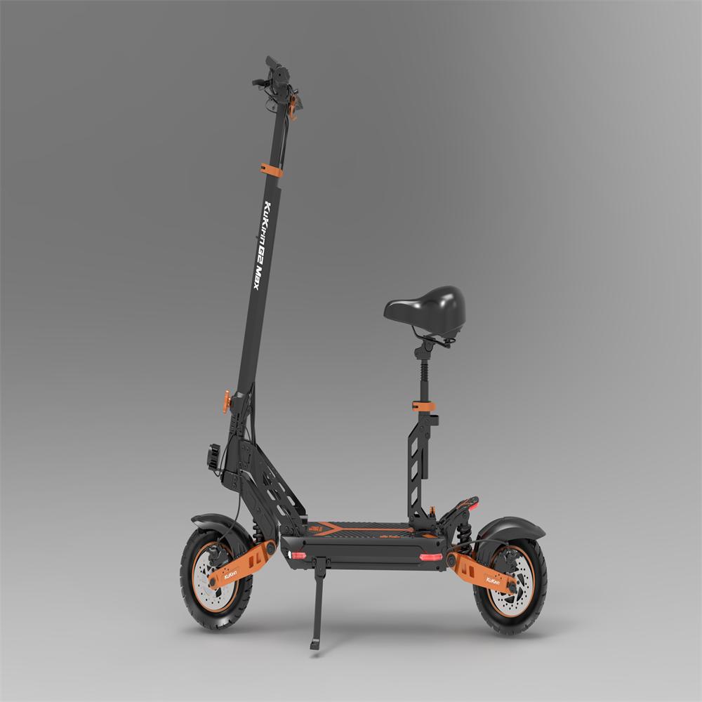 KuKirin G2 MAX Adult Electric Scooter 55 Km/h Max Speed 70KM Long Range 1200W Powerful Motor 48V 20.8AH 10Inch Off-road Tyres(NO ABE)