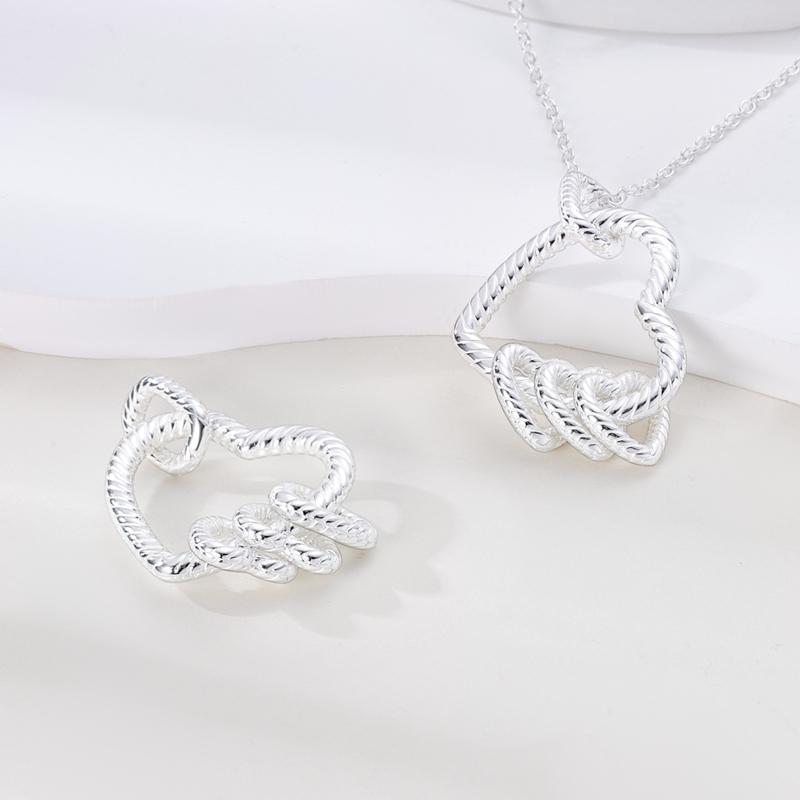 Collana Argento 925 Dreamcatcher Piastra Pittorica Collana Farfalla Adatta Charms Originali Gioielli Raffinati Fai da Te Moda Donna