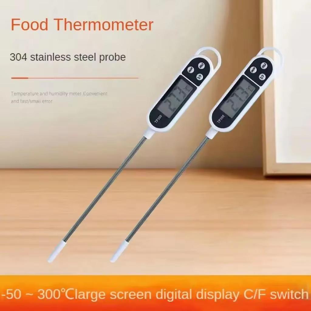 1 Pcs Stainless Steel Probe Type Household Food Thermometer Pen Type Milk Temperature Cooking Food Thermometer Tools