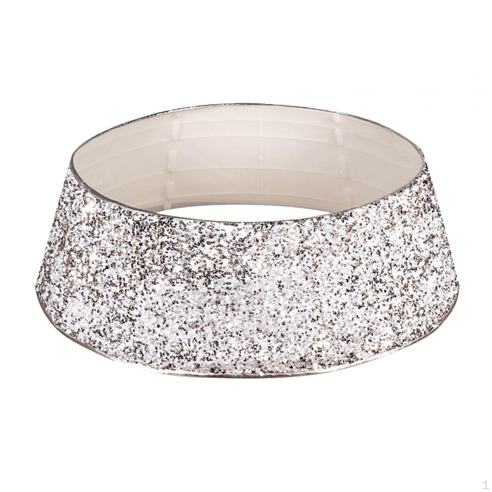 

Юбка для рождественской елки, рождественский фартук, роскошь, объемные украшения для основания белый