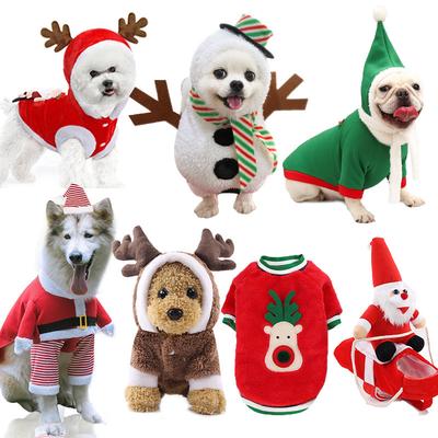 Kleine, mittelgroße und große Hunde, Haustiere, Katzen, Hunde, Weihnachtsbaumwollkleidung, lustige Herbst- und Winterkleidung, alte Schneemann-Accessoires, Kleidung