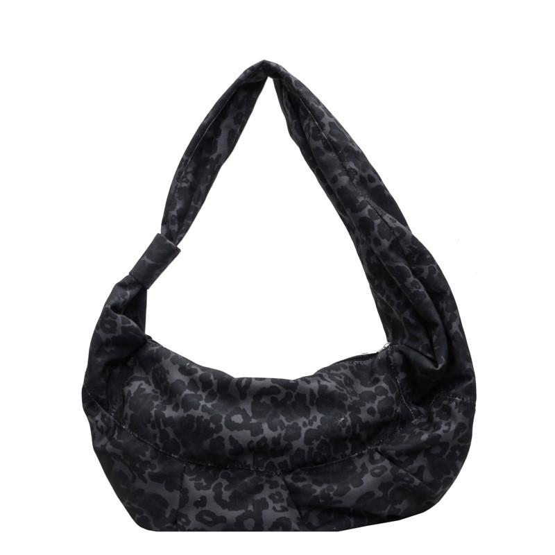 Stylish Children's Leopard Print Crossbody Bag Large Capacity For Boys And Girls