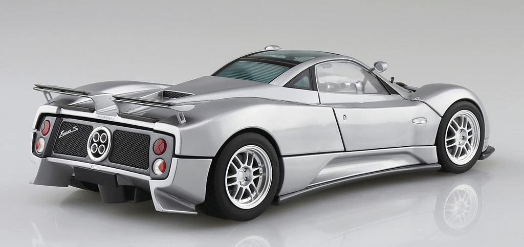 Aoshima Bunka Kyozaisha Řada Supercar Pagani Zonda C12S Plastikový model 1/24 č.7 '00