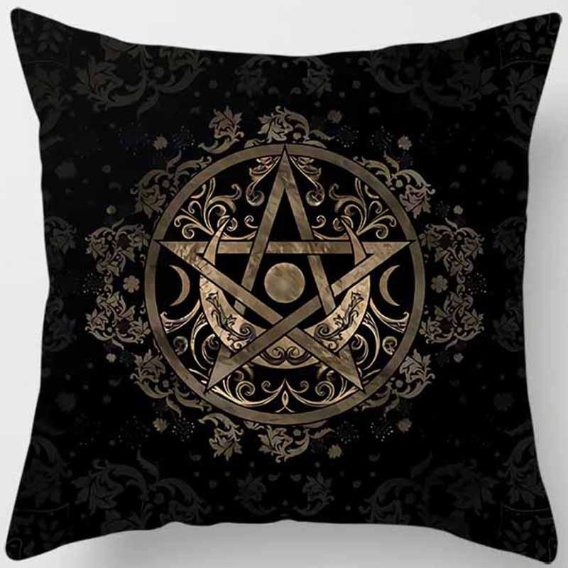 Kissenbezug mit dunklem Weltenbaum-Print Heimdeko Auto Sofa Kissen