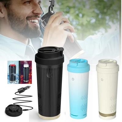 Smart Cooling and Heating Cup for Car 2-In-1 Auto Heating Colding Beverage Mug 12V Keep Warmer Cooler Car Tumbler Cup Holder