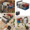 Dry-Wet Separation Hang-On Filter Box Wall Mounted Waterfall Filter Box For Small Fish Tank