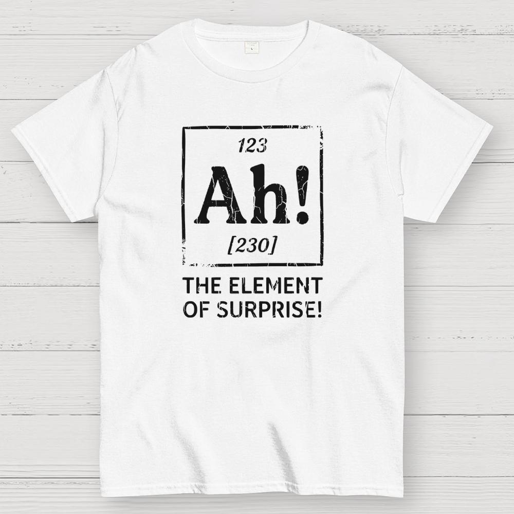 Ah! The Element of Surprise Cotton Summer Casual Cool Loose T-Shirt