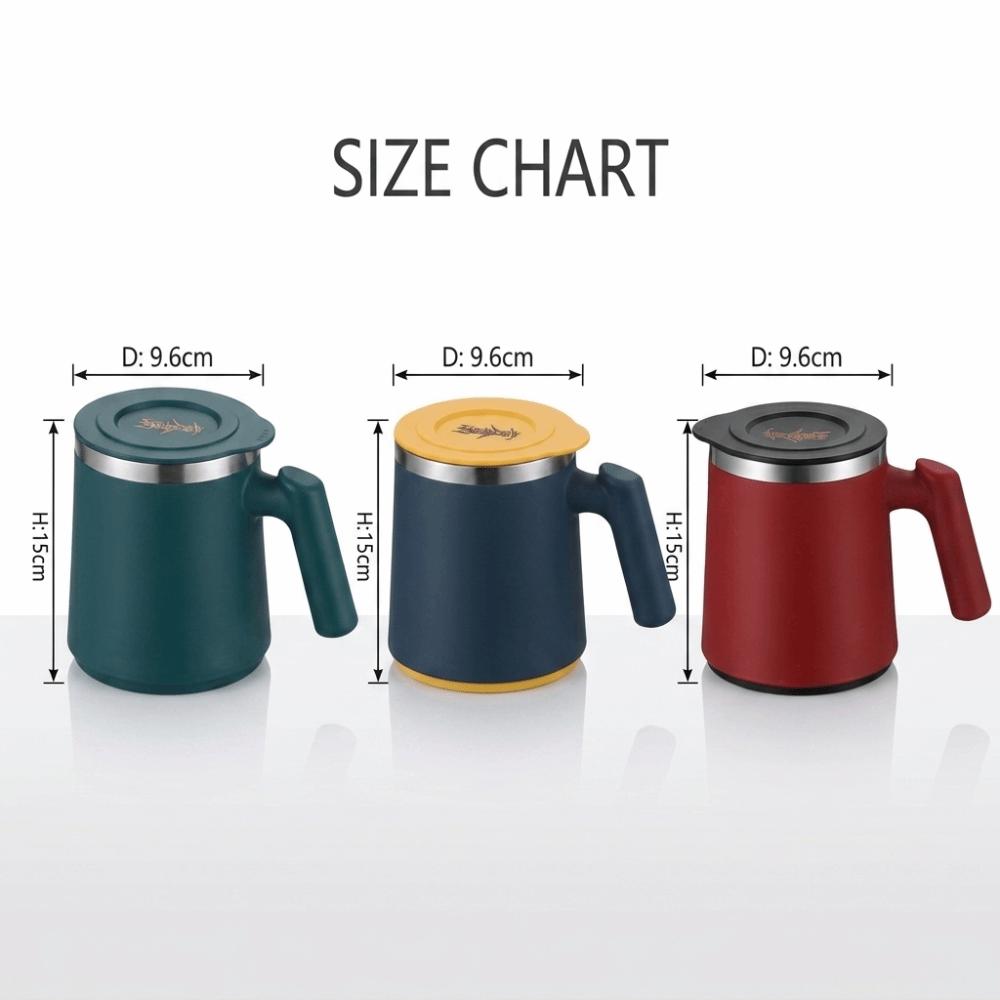420ml Mug Sturdy Drink Mug Easy To Wipe Thermal Bottle Convenient Hydration