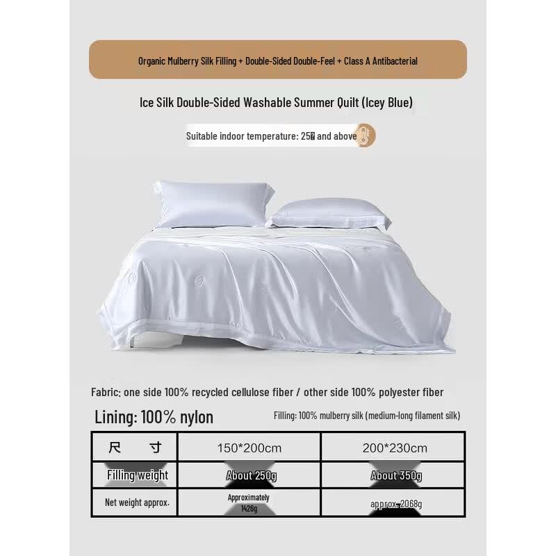 Mercury Home Textiles Machine Washable Silk Summer Comforter