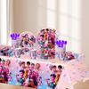 Kpop Demon Hunters Birthday Decorations Singer Party Favors Balloon Disposable Tableware Tablecloth Plates Cups Baby Shower Toys