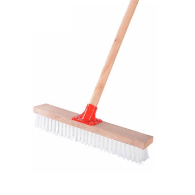 Kapuoluo Nylon Hard Bristle Long Handle Floor Cleaning Brush
