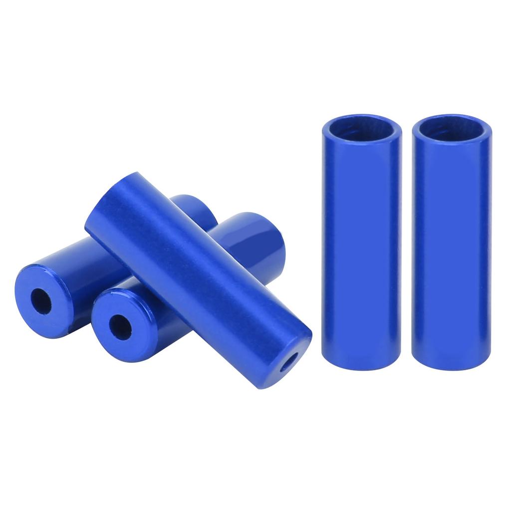 DUUTI 5pcs 4mm Bicycle Cable End Caps Aluminum Alloy Brake Shifter Cable Tips Crimps FerrulesBlue