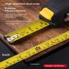 Precise Clear Steel Tape Measure Retractable 3M/5M/7.5M/10M Thickened Rubberized Woodworking Wear-Resistant Tool Tape Ruler