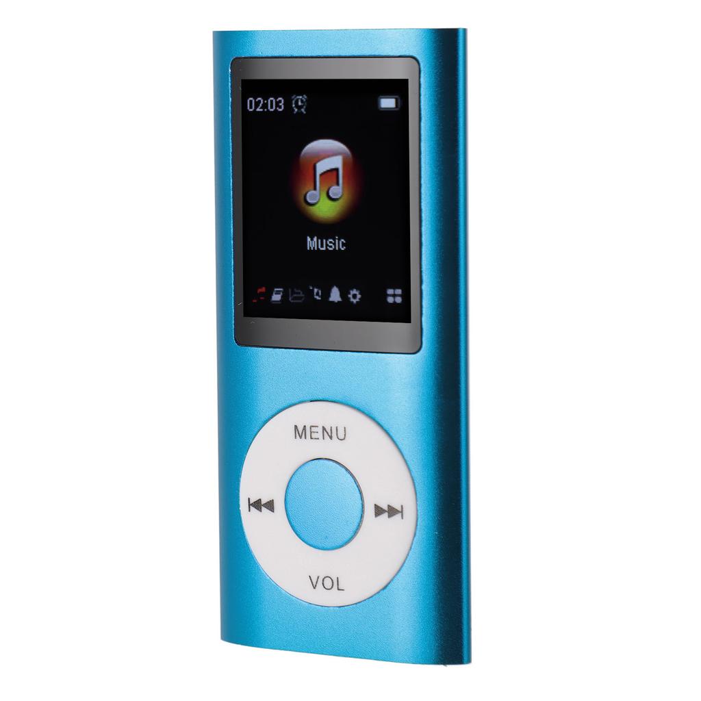 Portable MP3 Music Player 1.8inch TFT Screen HiFi Sound 7 Sound Effect Modes USB Rechargeable Digital Video Music Player
