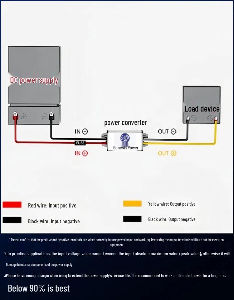Car Power Converter DC-DC Buck Module: 12V to Multiple Voltages (5V, 3.3V, 3.7V, 4.2V, 6V, 7.5V, 9V)