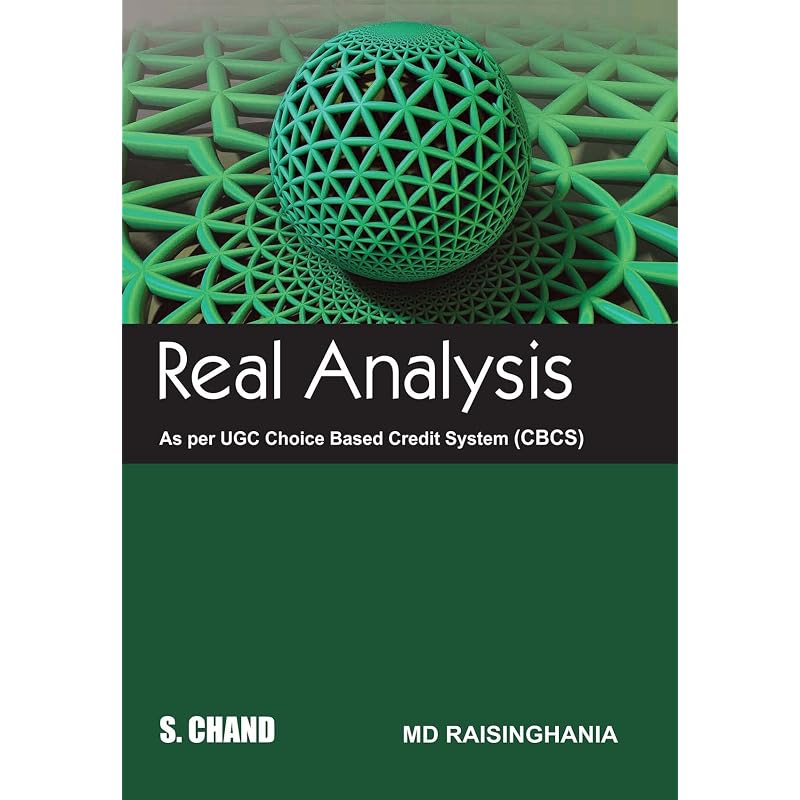 Real Analysis This Textbook Has Been Designed As Per the