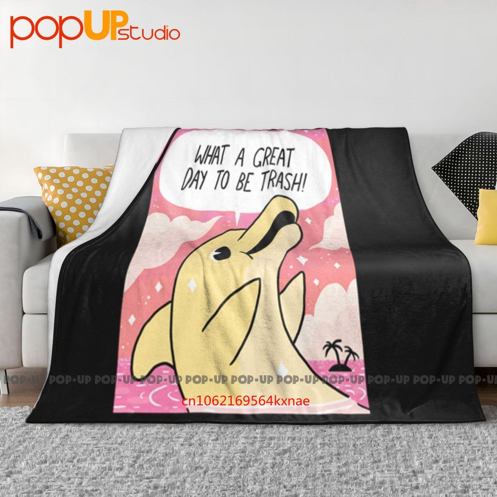 

Trash Dolphin Pendant Ultra-Soft Blanket Quilt Winter Sofa Cover Bed Covers 30x40in