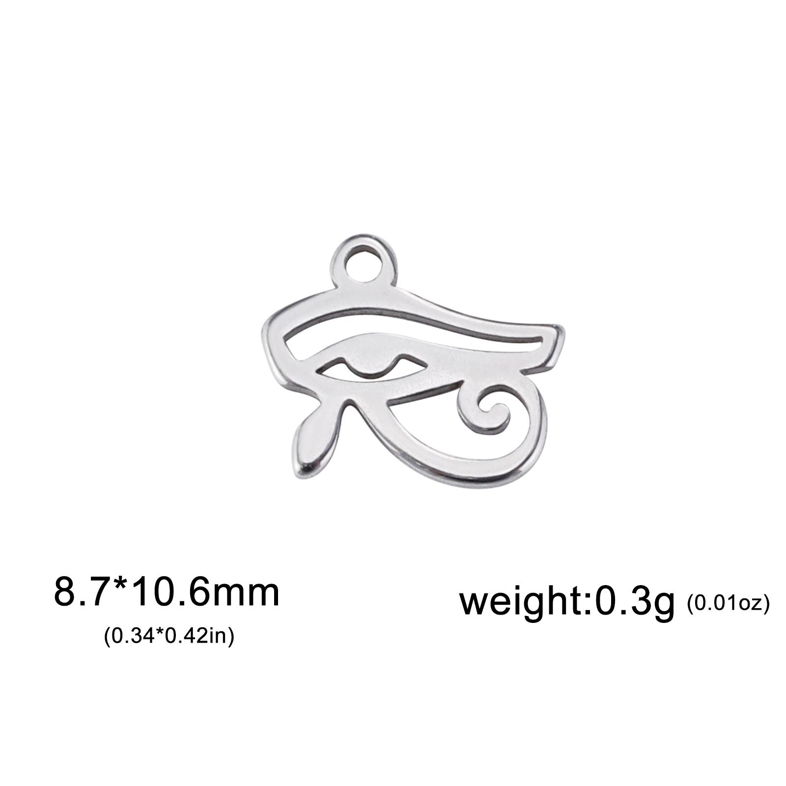 

Teamer 5pcs Eye of Horus Charms for Jewelry Making Vintage Small Pendant For DIY Handmade Jewelry Making Accessorie Supplies