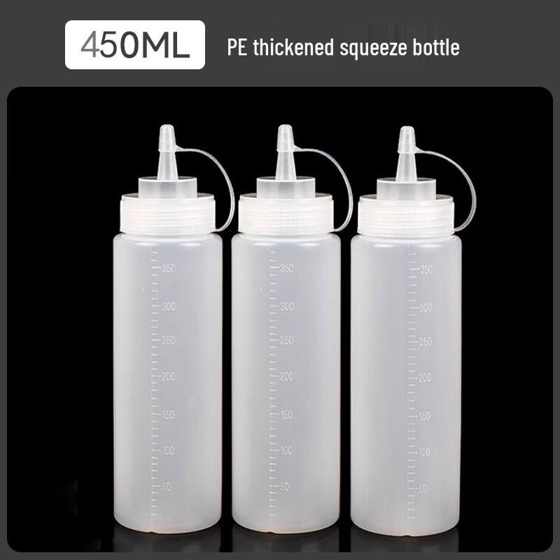 ZISIZ Food-Grade Plastic Squeeze Sauce Bottle