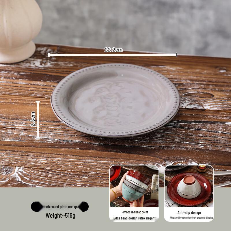 European Style Ceramic Dinner Plate