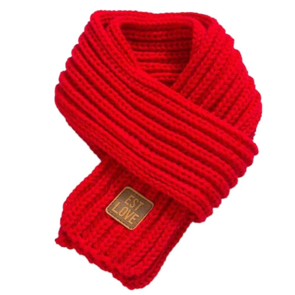 Windproof Autumn Winter Knitting Thermal Scarf Outdoor Scarf Apparel Accessories Kids Scarf