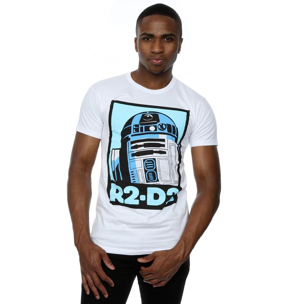 Star Wars Mens R2-D2 Poster T-Shirt
