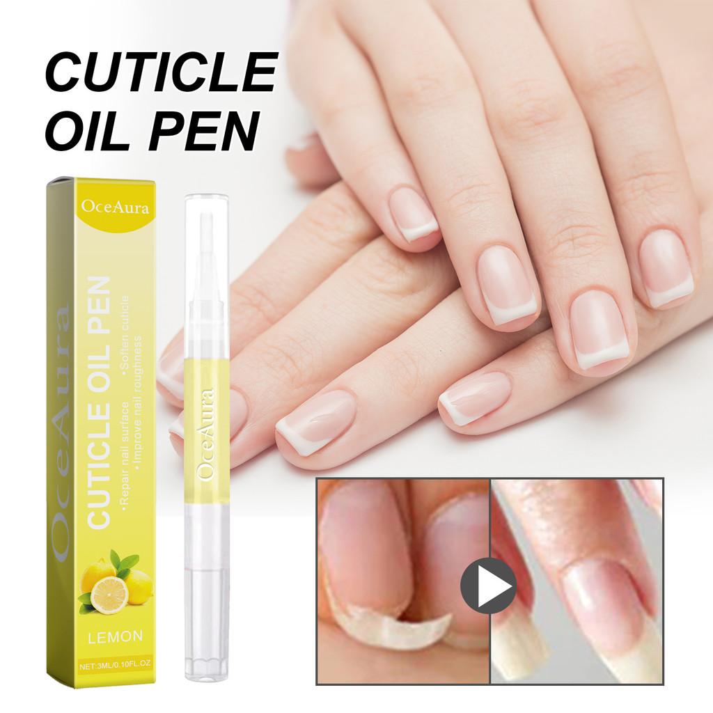 Nourishing Lemon Oceaura Nail Care Oil For Healthy Hydration And 3ml Shine
