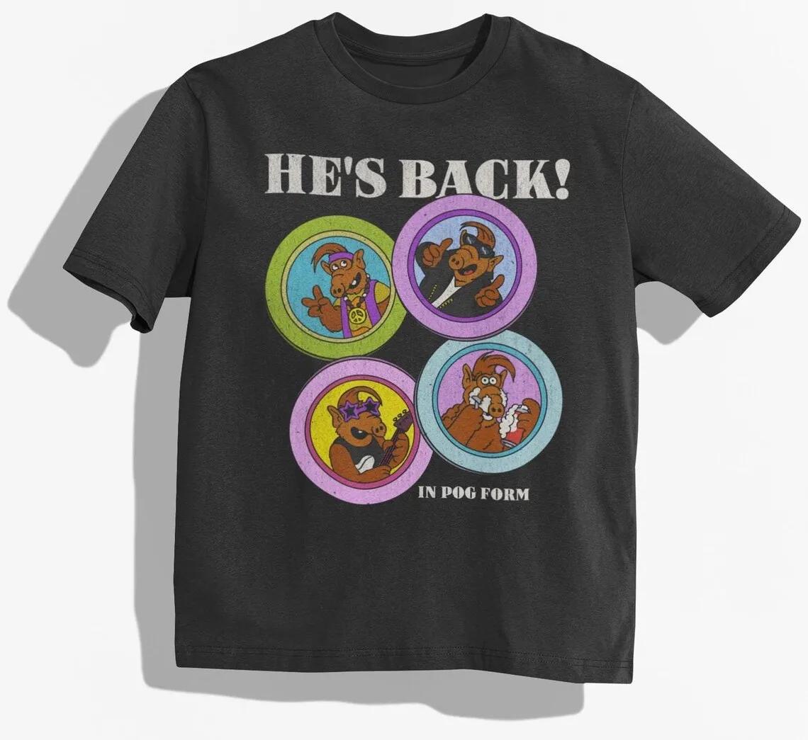 

Альф - Гордон Шумей 80-ті Мультфільм Графічні футболки Ретро Стиль прибулець Персонаж АЛЬФ Телешоу Унісекс футболка Дорослий усі розміри S-6XL 4XL