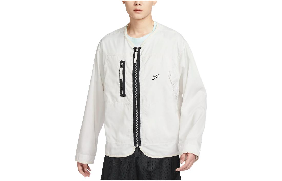 Куртки Nike Мужские Белые V-образный вырез Умеренные Другое DX0336-030 XXL