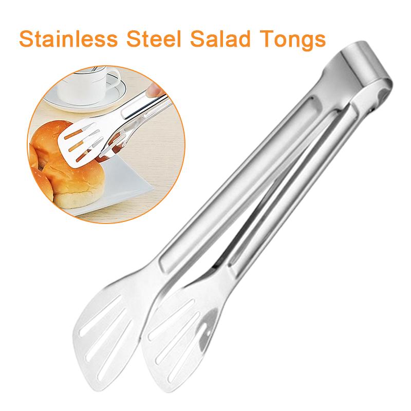 Stainless Steel Food Serving Tongs Kitchen Food Clip BBQ Salad Steak Tong Stainless Steel Food Serving Tongs Kitchen Food Clip BBQ Salad Steak Tong