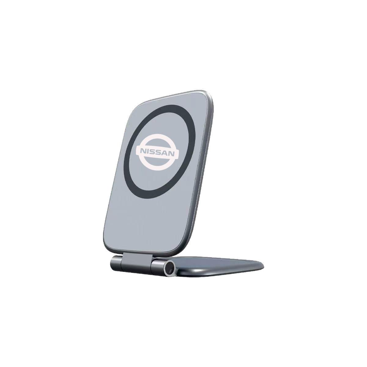 Nissan magnetic car mobile phone holder folding ultra-thin desktop mobile phone back sticker holder car navigation mobile phone