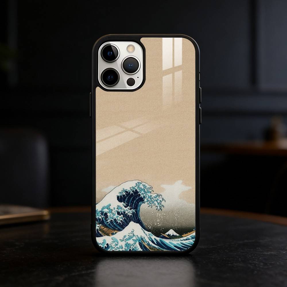 Great Wave Off K-Kanagawa Phone Case For iPhone 17 16 15 14 13 12 Pro Max Plus for Mirror Wireless Magnetic Cover
