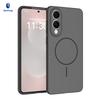 Applicable To Samsung S26ultra Matte Magnetic Mobile Phone Case with Lanyard Hole Anti-drop S25 Edge Fine Hole Protective Cover