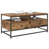 Coffee Table Reclaimed Wood Look 100 x 51 x 45 cm Engineered Wood