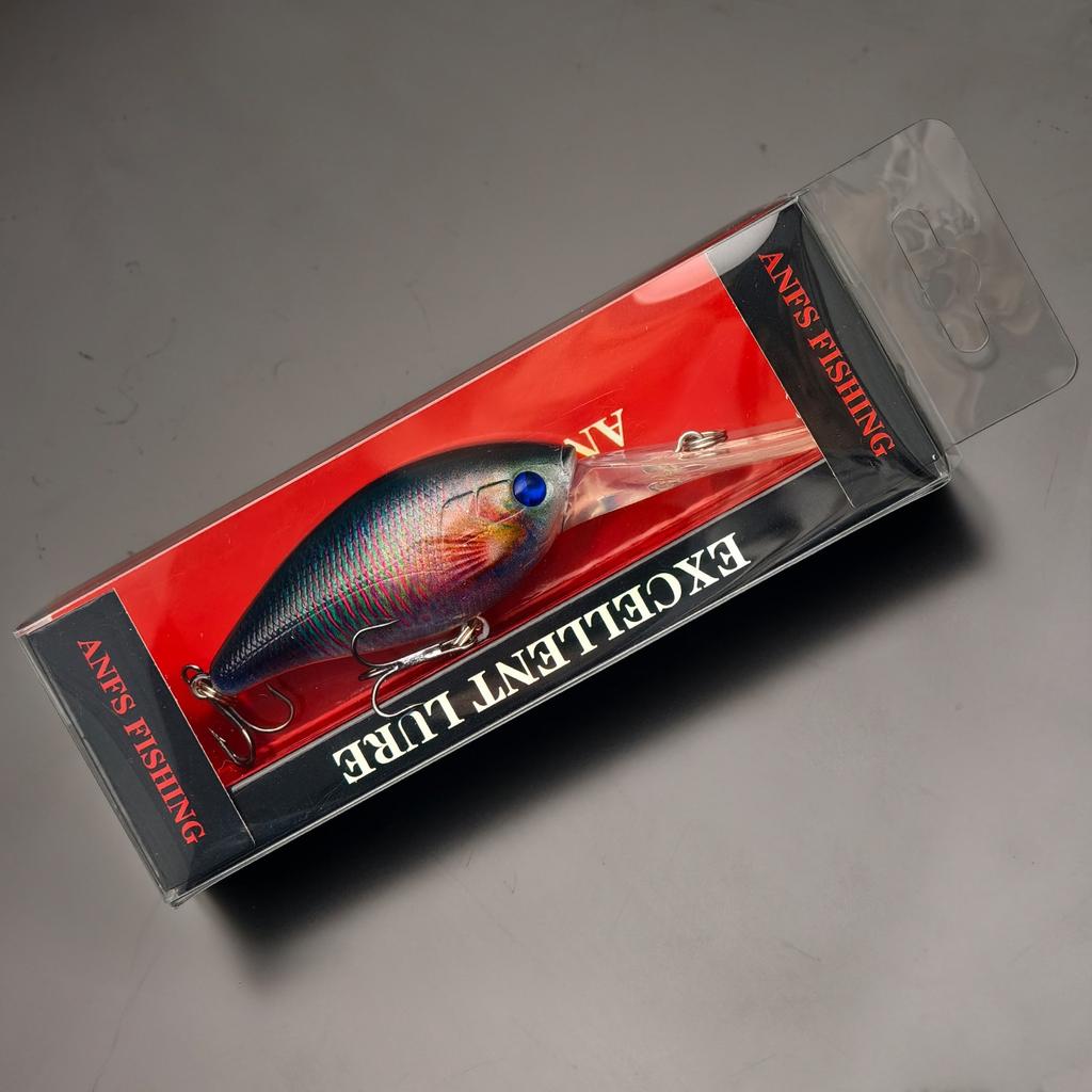 3pcs/1pc Crankbait Fishing Lures -10cm/ 3.93inch, 12.5g/0.42oz, Durable ABS Material - For Bass & Pike Fishing Enthusiasts