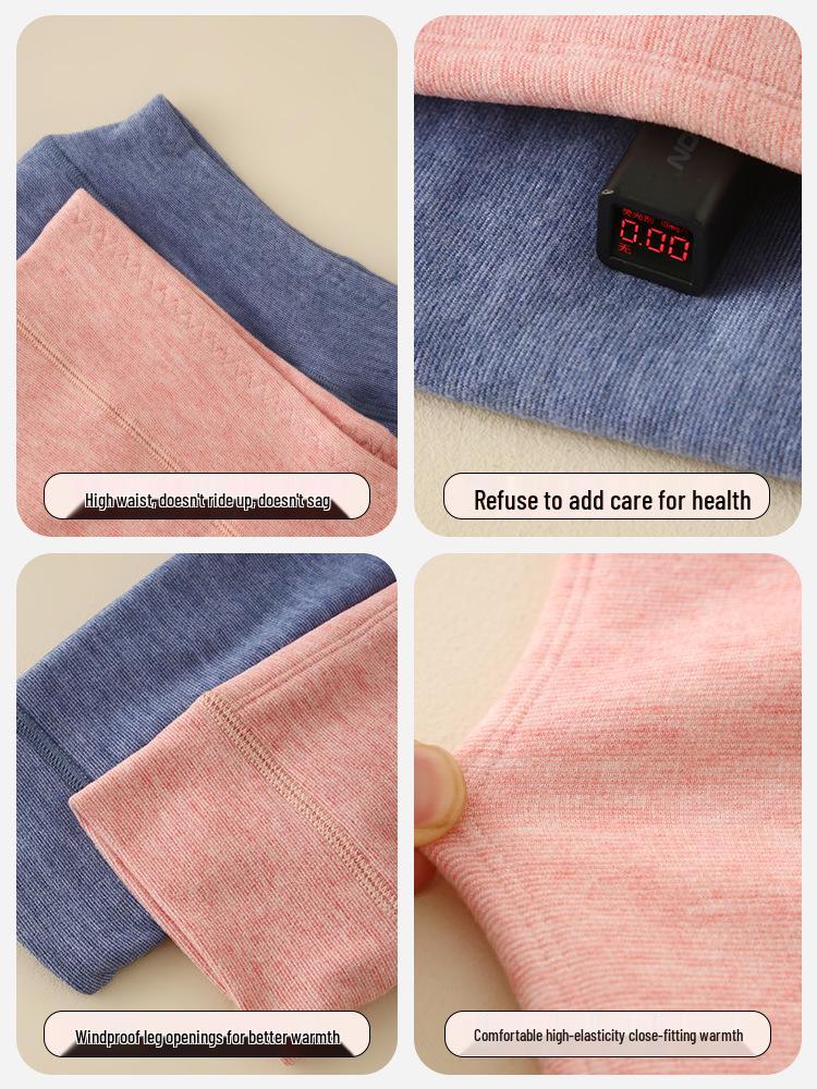 Kinder Thermohose doppellagig: Verdickte Seidenwolle Baumwolle für Jungen & Mädchen - Perfekte Winter-Schuluniform