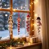 Set Fai da Te Addobbi per Albero di Natale Kit Uncinetto a Spirale, Pupazzo di Neve Babbo Natale Artigianato Ricordo Fatto a Mano Regalo per la Mamma Ornamento da Appendere Decorazione per Camino Sacco