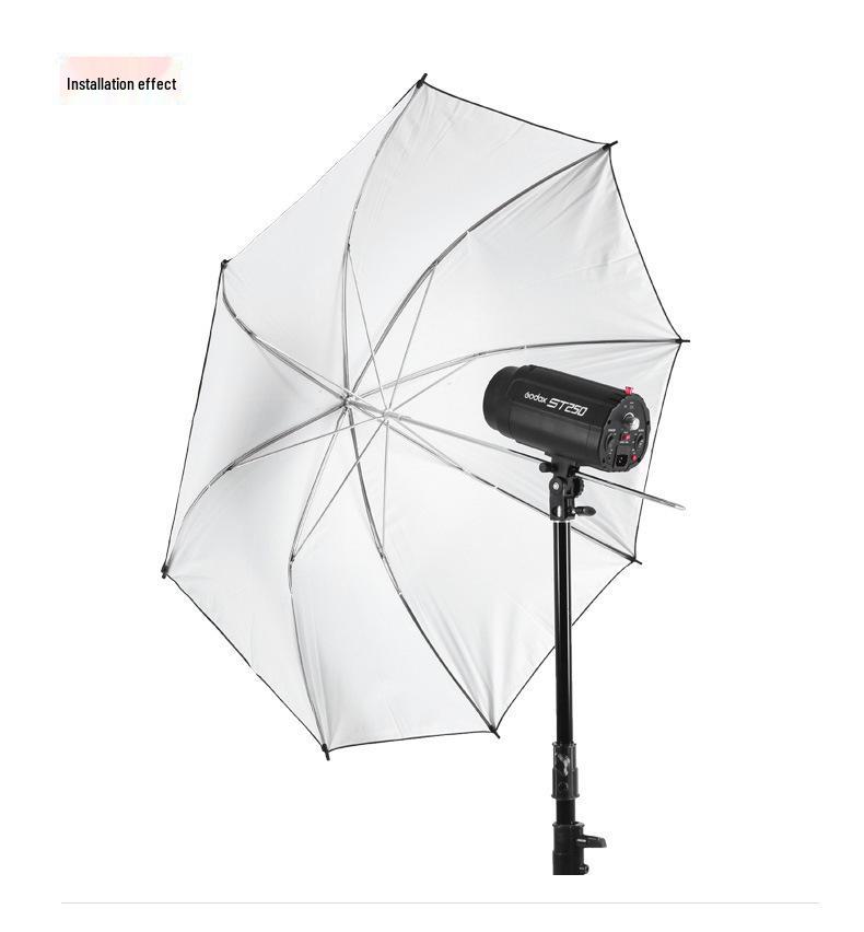 Black & White Reflective Photography Umbrella - Studio & Outdoor Parabolic Diffuser