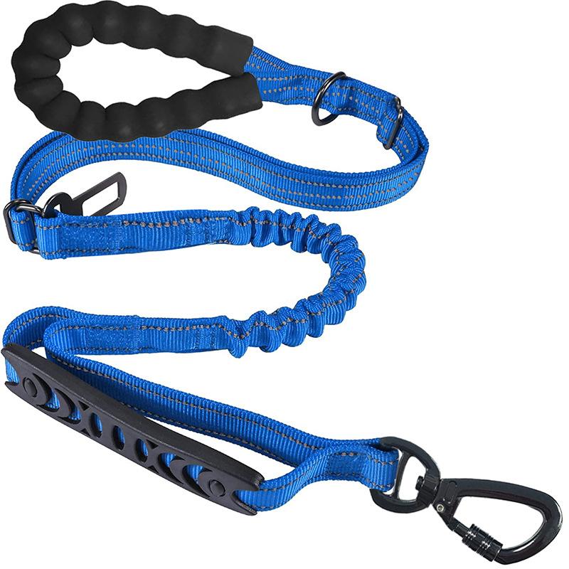 Pet Dog Leash Medium and Large Dog Tactical Safety Leash Frog Buckle Hasp Reflective Explosion-proof Dog Leash