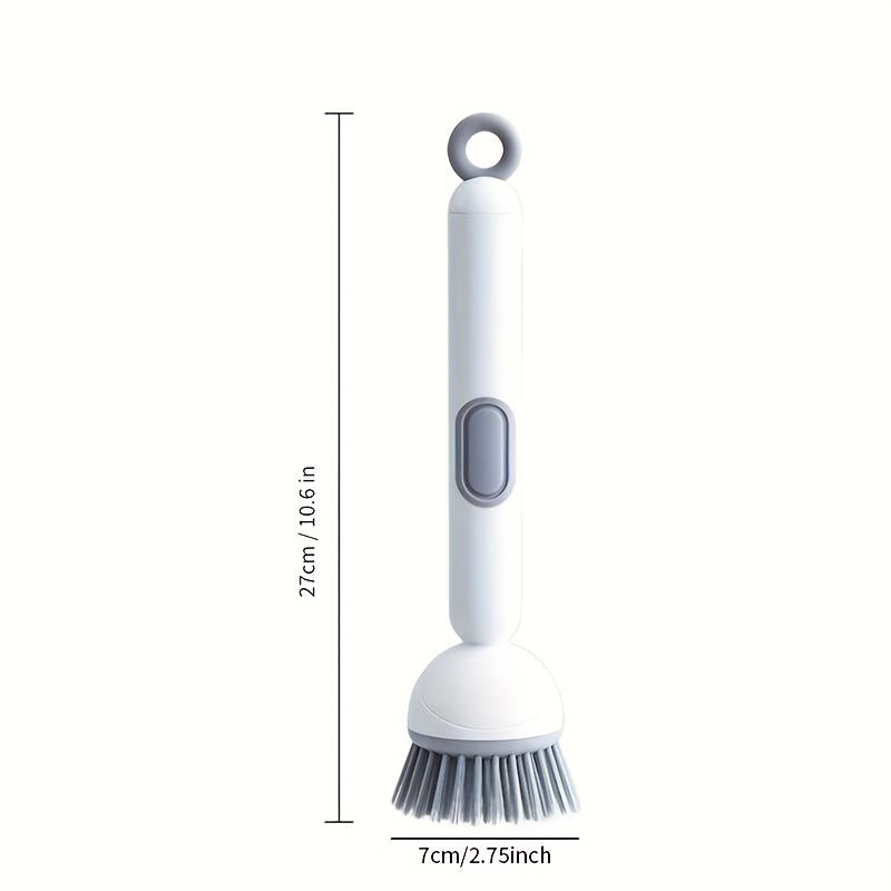 Kitchen Cleaning Brush No Separate Dispenser Needed Heavy-Duty Rotating Brush with Built-In Soap Dispenser