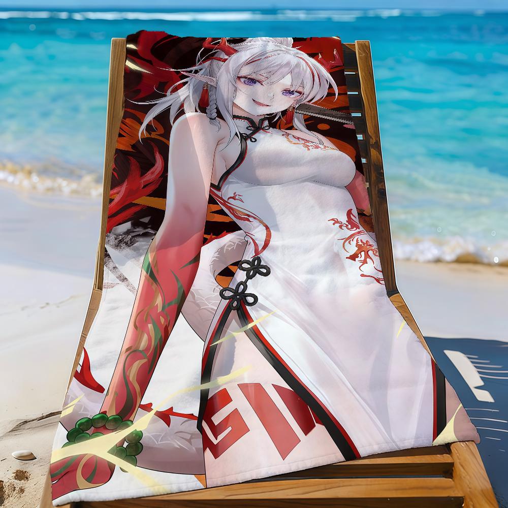 Nian Game Arknights Handtuch Sport Schnelltrocknend Reise Campingausrüstung Sanddicht Weich Leicht Großes Strandtuch