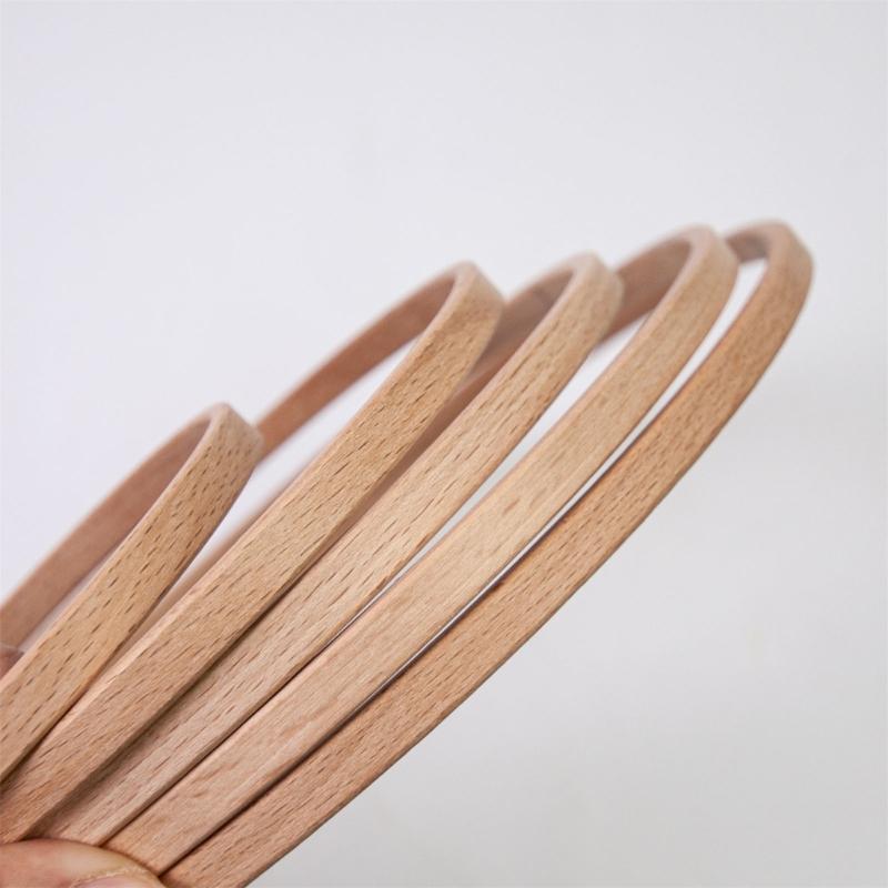 Wood Floral Hoop Wreath 10Pcs Wood Floral Hoop Rings for Wedding Wreath Wall Hanging Decoration Dream Catcher Art Craft