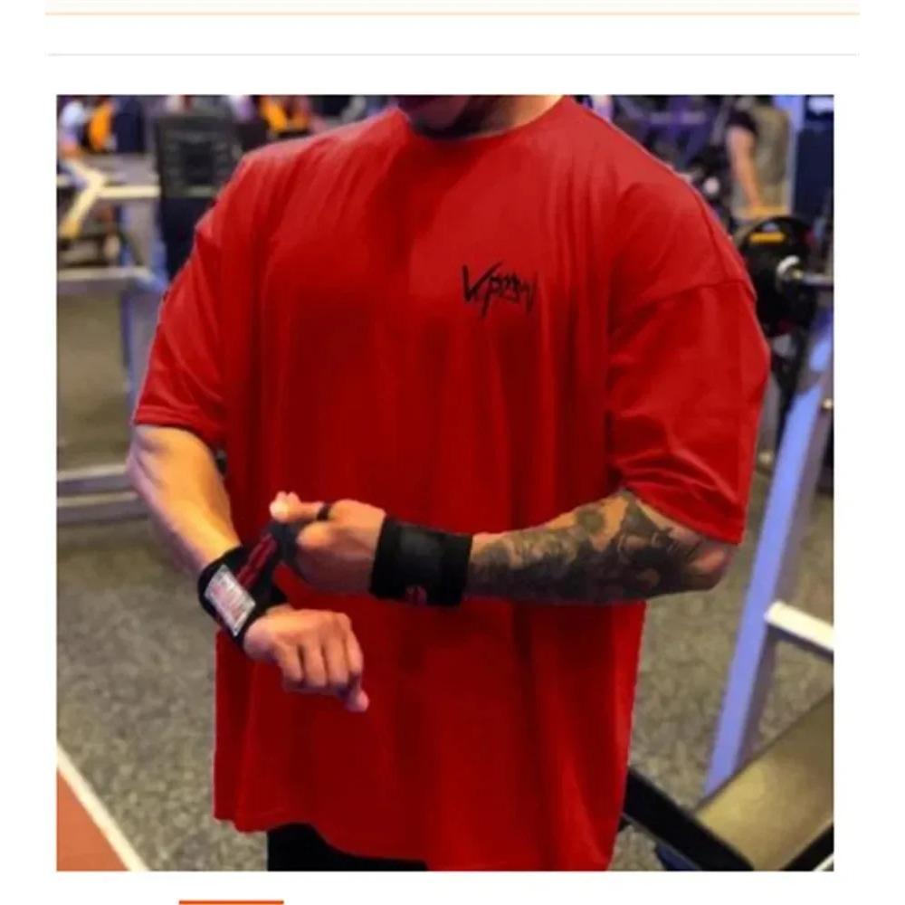 

Новая летняя футболка большого размера из хлопка, мужская футболка, спортивная повседневная футболка, уличная футболка с коротким рукавом XXXXXL