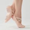 Soft-soled Training Dance Shoes with Canvas Panels Adult Yoga and Ballet Shoes for Dance and Posture Training