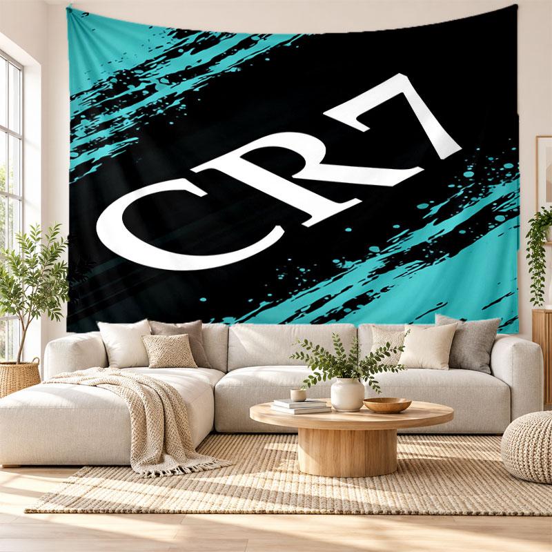 Cristiano Ronaldo Wandteppich, Weicher Stoff Wandbehang, Dekorative Kulisse Für Schlafzimmer Heim Wandkunst