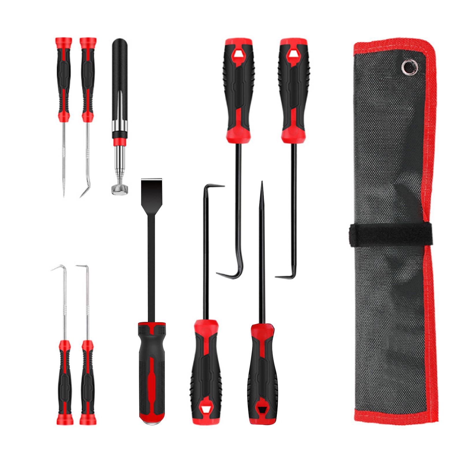 Comprehensive Seal Extractor Set with Practical Pouch for Mechanics Maintenance
