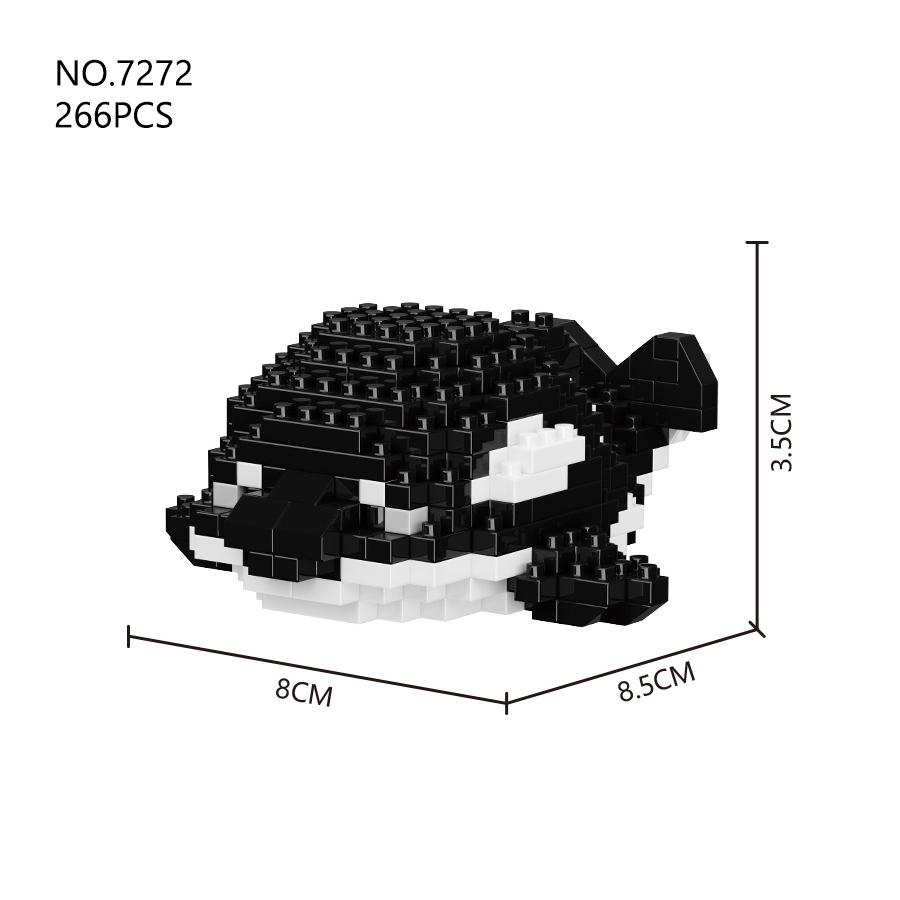 Seria Sea World Mini Organizmy Morskie Klocki Budowlane Zabawki DIY Mikro Klocki Zwierzęta Zabawki Zestawy Edukacyjne Artykuły na Prezent