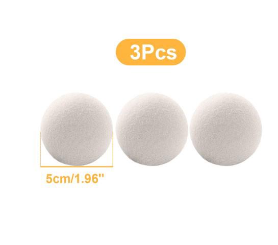 3/4/5cm Fleece Dry Kit Ball Reusable Wool Dryer Balls Softener Laundry Washing Machine Accessories Home Washing