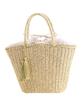 Cuco Metallic Film Basket Bag with Tassel 2413112022 Gold (908)