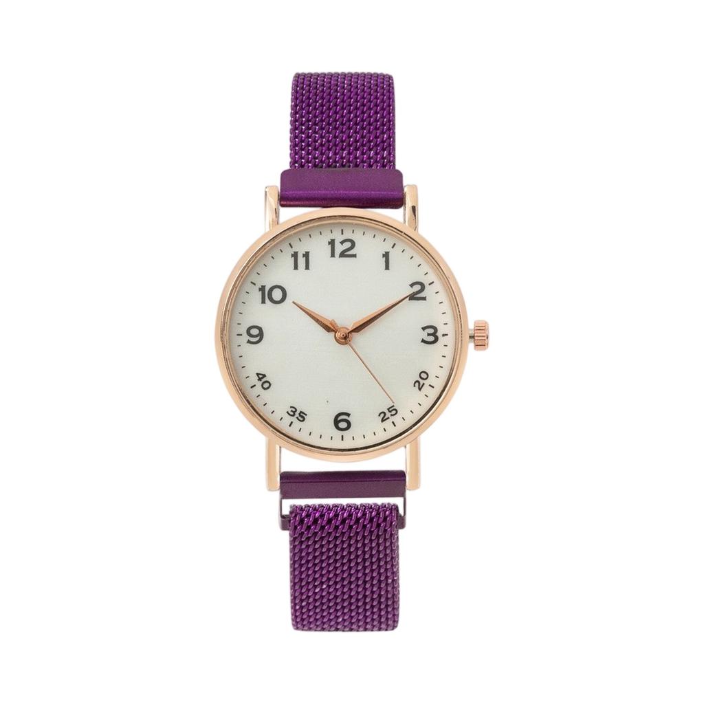 New Women's Luxury Watch Matte Dial Japanese Quartz Movement Stainless Steel Mesh Strap Hannah Martin Brand Original Watch